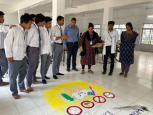 Rangoli Competition on World Oral Health Day 2024 